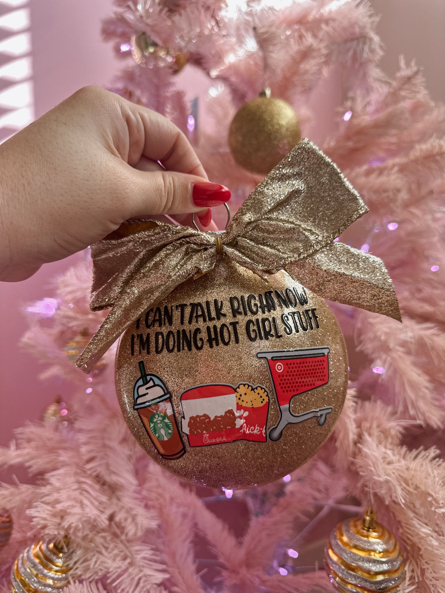 Hot Girl Stuff ornament