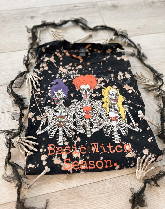 Basic Witch  Bleached Shirt