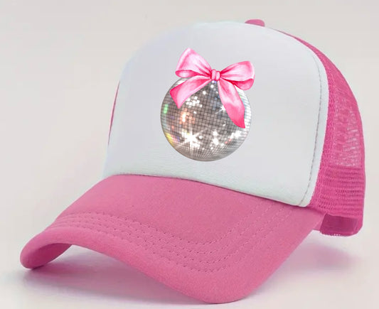 Disco Bow Trucker Hat