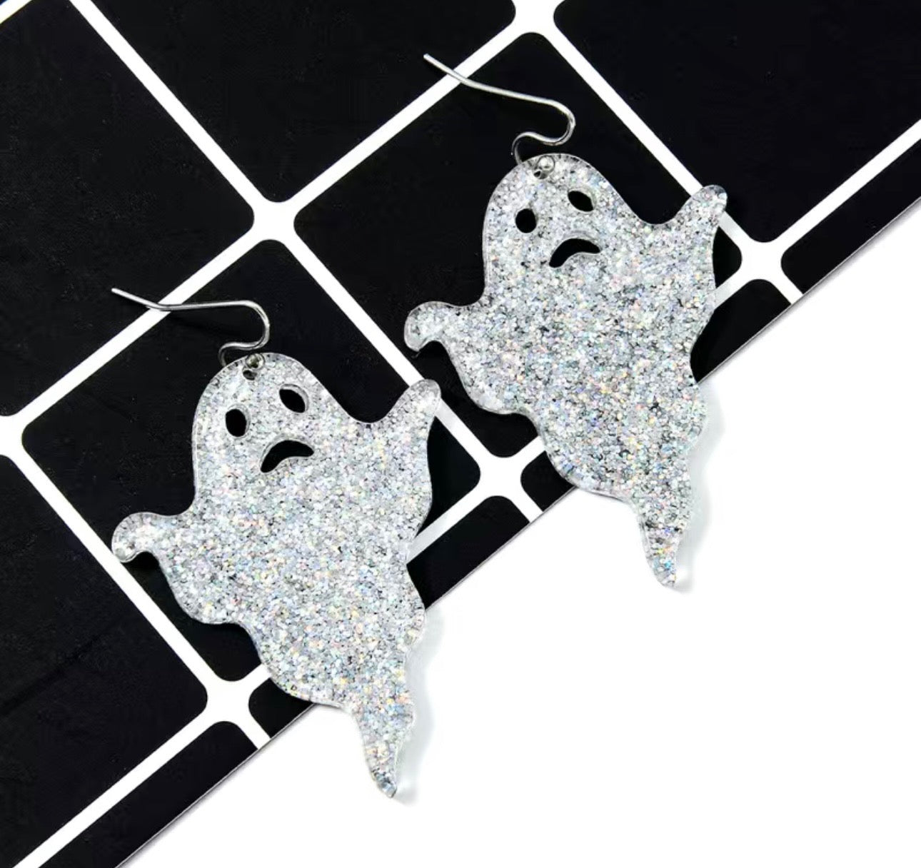 Sparky Ghost Earrings